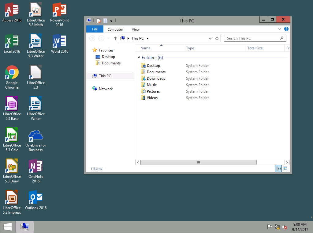 Personal user profile on Windows